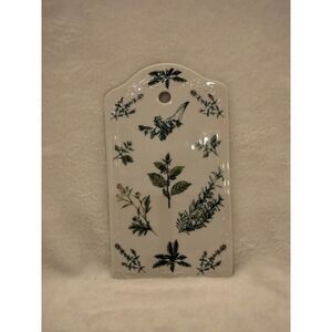 Vnt Made In Japan Herb Design Ceramic Trivet